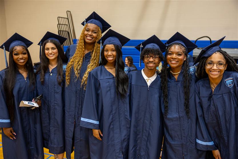 Students celebrate graduating